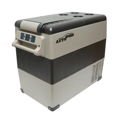 Frigorifero per auto con compressore 60W, capacità 49,4L, tensione di alimentazione 12-24-220V, schermo LCD, 690x346x524mm CF55 AUTOSPEED