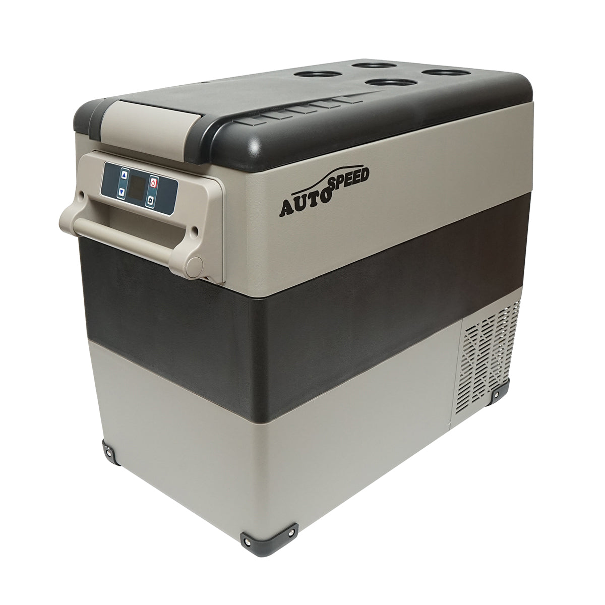 Frigorifero per auto con compressore 60W, capacità 49,4L, tensione di alimentazione 12-24-220V, schermo LCD, 690x346x524mm CF55 AUTOSPEED