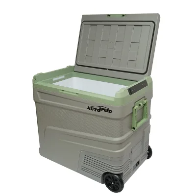 Frigorifero per auto con compressore 60W, capacità 64,2L, tensione di alimentazione 12-24-220V, schermo LCD, USB, 692x416x585mm G65 AUTOSPEED - immagine 4