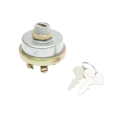 Interruttore di accensione e luci, chiave in metallo, alta qualità >>3,5kW UTB U-445 U-683 D-1010 e Fiat 6220.000, fi 60mm, filettatura di montaggio fi 21mm