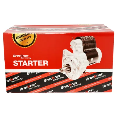 Motorino di avviamento 12V / 2,8 kW con pignone Bendix Z=9 per Fiat 411, 415 e Case 2120, 2130. Breckner Germany - immagine 6