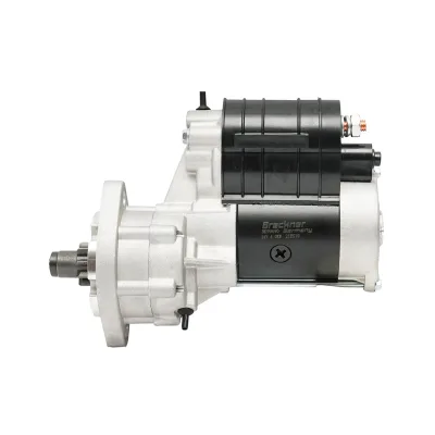 Motorino di avviamento 24V / 4 kW con pignone Bendix Z=9 per Fiat 314, 315, 411, 415, 441. Breckner Germany - immagine 2