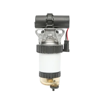 Pompa elettrica di alimentazione carburante con filtro per Case IH, New Holland e Ford, codice OEM 84271407, 87801794, 87802202, 84288071, 87802331 - immagine 2