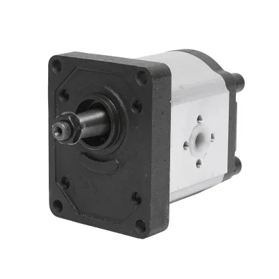 Pompa idraulica 15 cm³/giro, rotazione destrorsa, compatibile con trattori Fiat, New Holland e UTB. Riferimenti OEM: 5129486, 5169039, 5179728