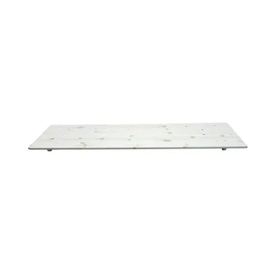 Set birreria con tavolo e 2 panche pieghevoli in legno massello per giardino, terrazza, eventi 2200x600x770mm - immagine 5