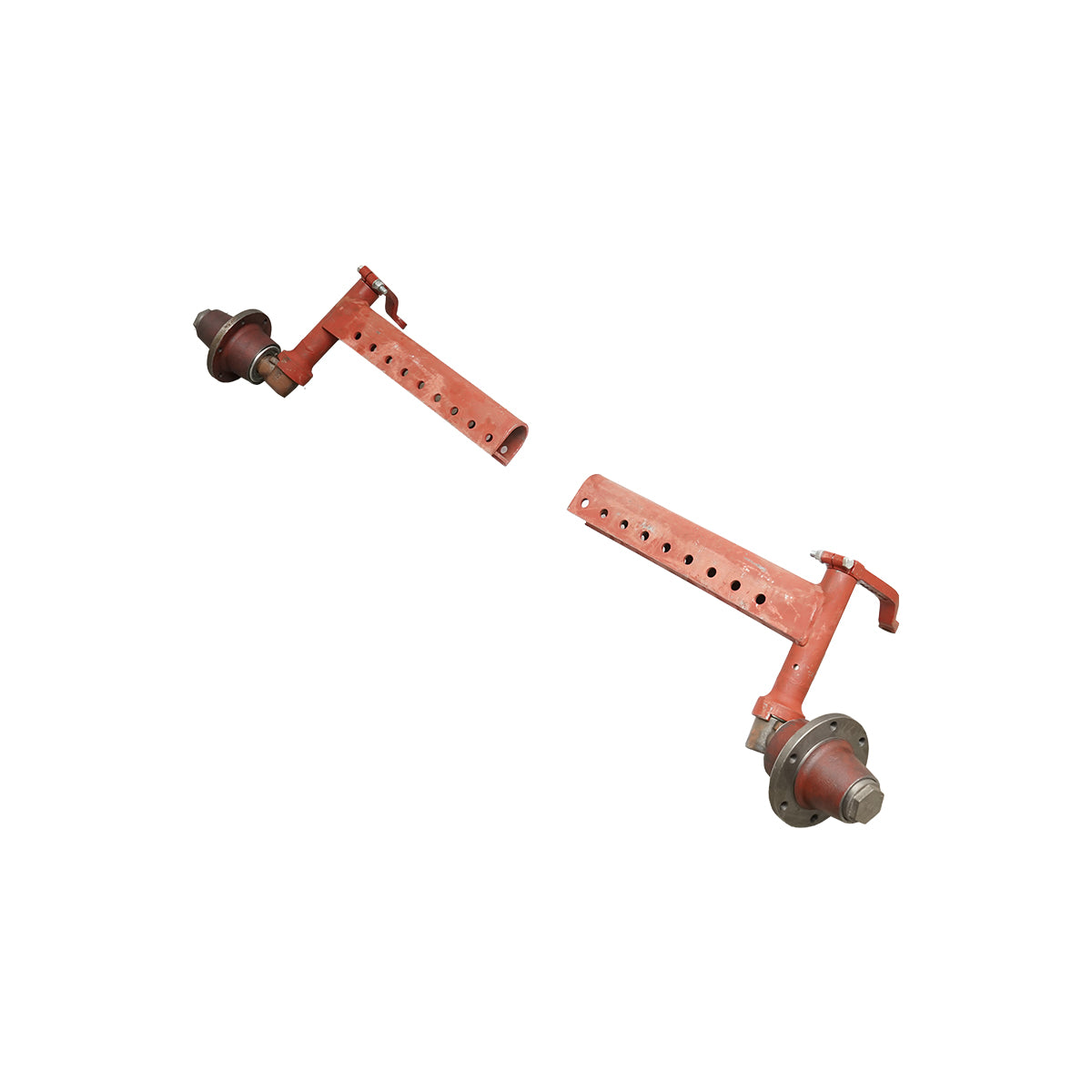 Set di fusi a snodo completi di mozzi sinistro e destro per assale anteriore U-445 e Fiat - immagine 4