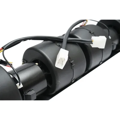 Termoventilatore da 12V per Fiat, New Holland, Case IH, codice OEM 82002761, 82004366, KL080028 - immagine 4
